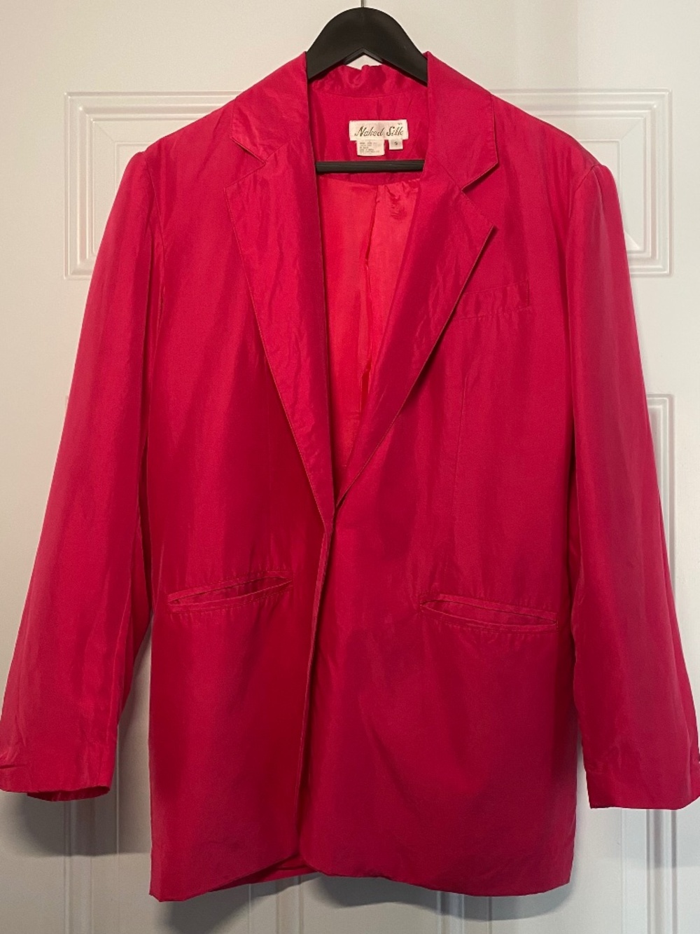 Naked Silk hot pink blazer